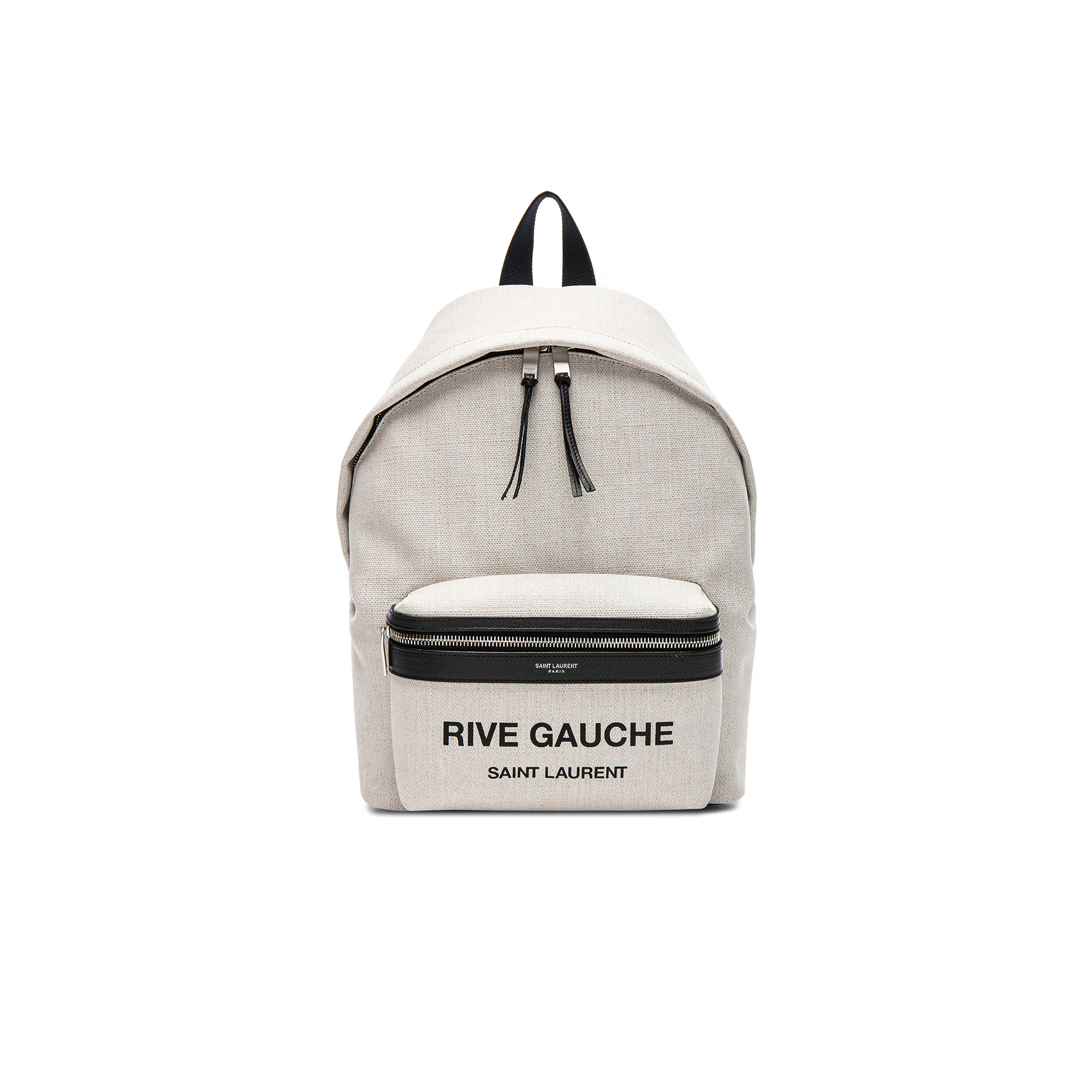 Y*L rive gauche fabric backpack white 5085489j51e9273 (26*35*16cm)